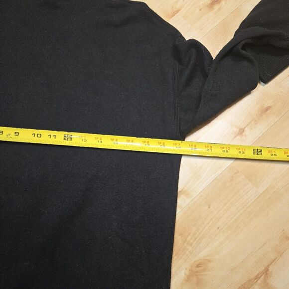 Chelsea 28 Sweater Mock Turtleneck Neck Black Long‎ Sleeve Small Cashmere Blend - Picture 7 of 7